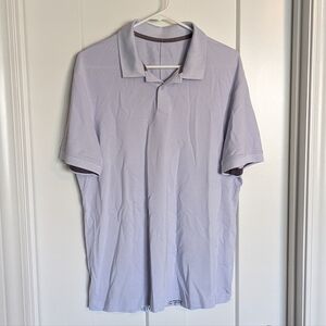 Lululemon Men's Light Purple Polo sz L